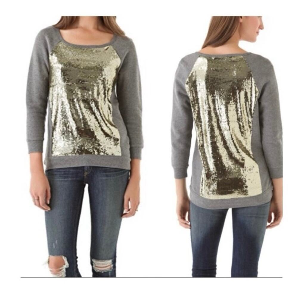 PJK Patterson J. Kincaid Sequin Long Sleeve Shirt size Medium
